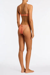 MAIA - GARA Textured Scoop Bikini Set