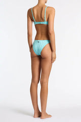 MAIA - SKY HIGH Blue Crop Bikini Set