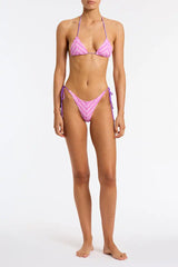 VINCA - LOTUS Terry Towelling Triangle Bikini Set
