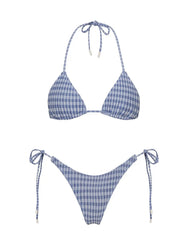 VINCA - LOKO Sparkle Triangle Bikini Set