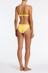 MICA - BUTTER Yellow Crop Bikini Set