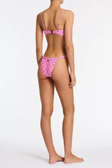 STELL - CASSI Pink Heart Scoop Bikini Set
