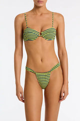 MALA - INK CONFETTI Textured Balconette Bikini Set