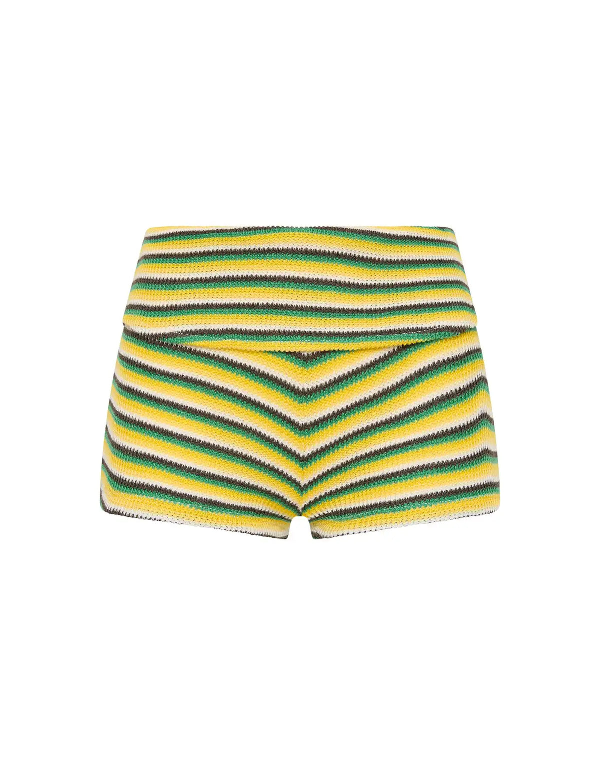 ELLI - LEMONADE Crochet Stripe Short