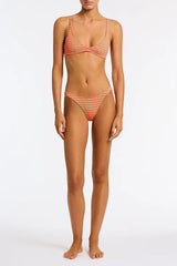 MAIA - GARA Textured Scoop Bikini Set