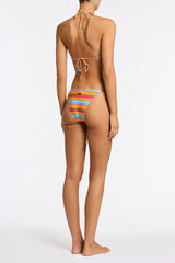 VINCA - MELON STRIPE Triangle Bikini Set
